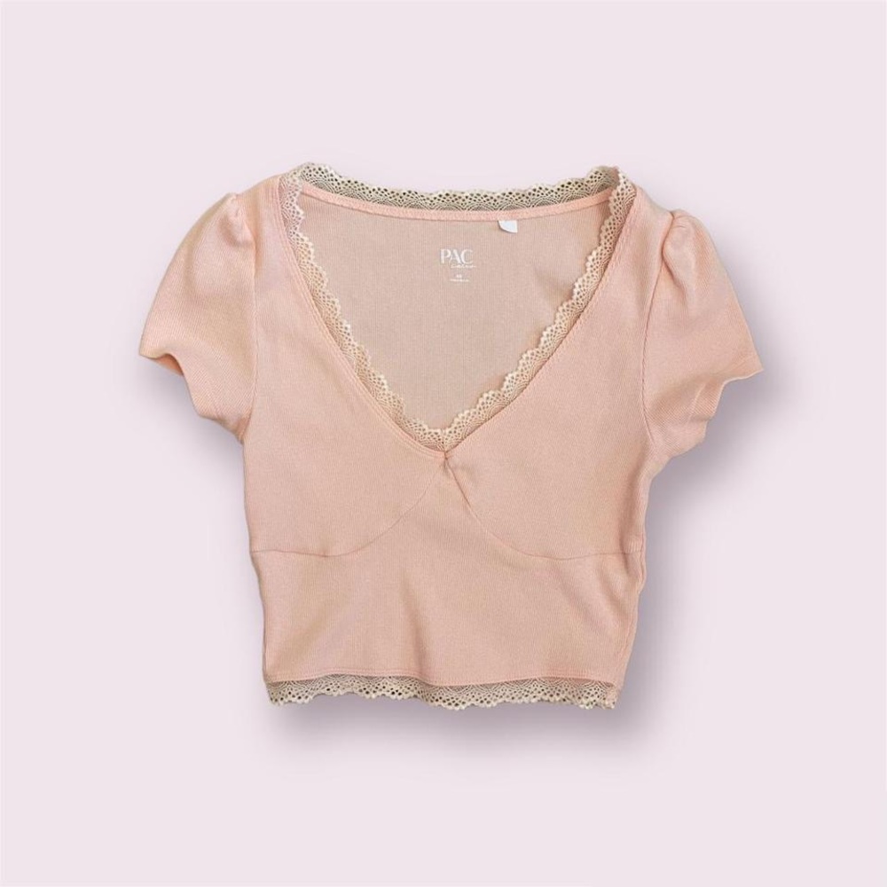 PacSun Ribbed Puff Sleeve Top